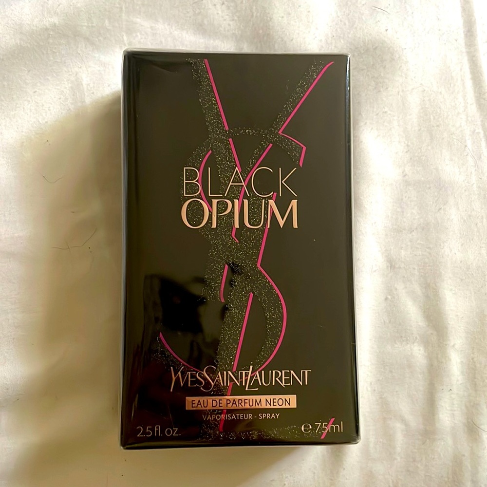 Brand New 2.5fl.oz. bottle of YSL Black Opium Eau De Parfum NEON.